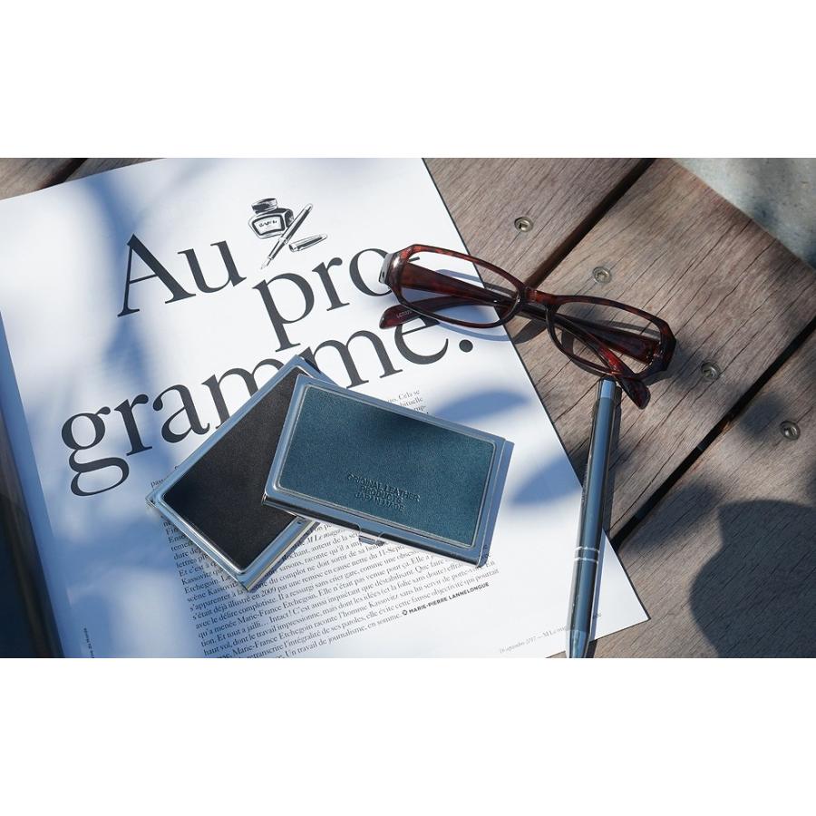 名刺ケース メタル 栃木レザー 送料無料 |  | 07