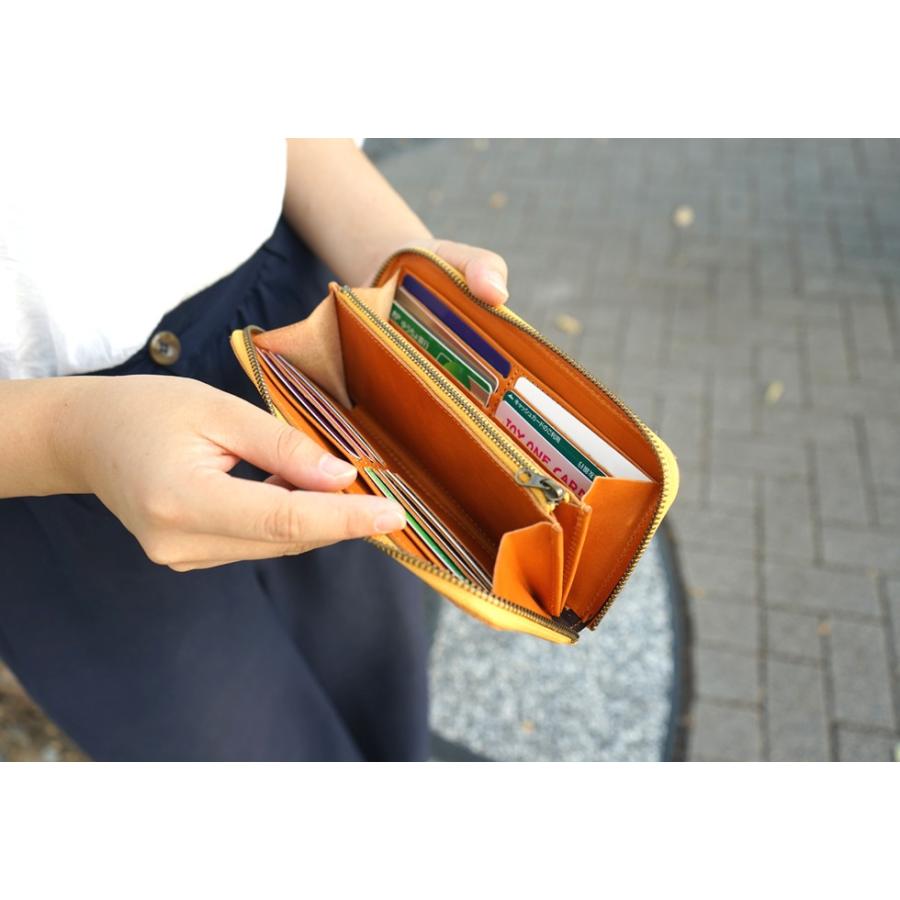 ラウンドファスナー 長財布 本革 栃木レザー 大容量 |  | 02
