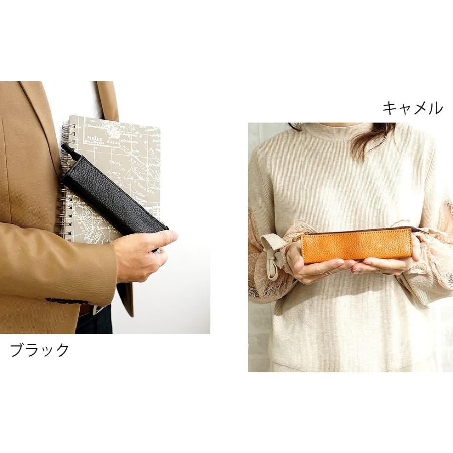 ペンケース 筆箱 革 ファスナー 名入れ |  | 13