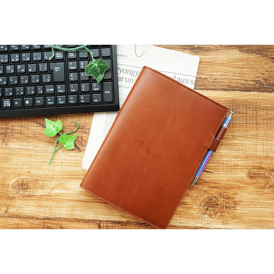 手帳カバーa5革 栃木レザー 名入れ可 |  | 01