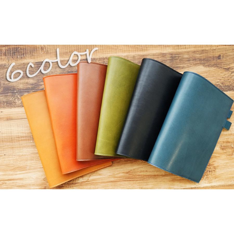 手帳カバーa5革 栃木レザー 名入れ可 |  | 03