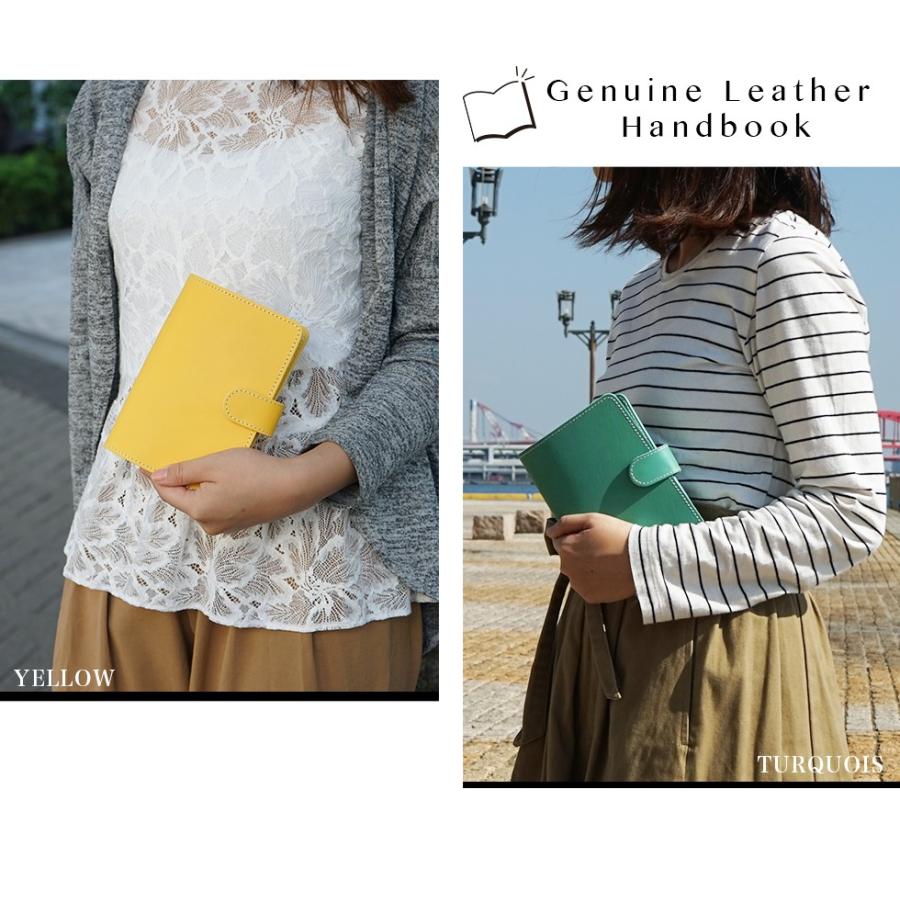 手帳カバー 文庫サイズ 革 姫路レザー 名入れ可 A6 ほぼ日 オリジナル |  | 03