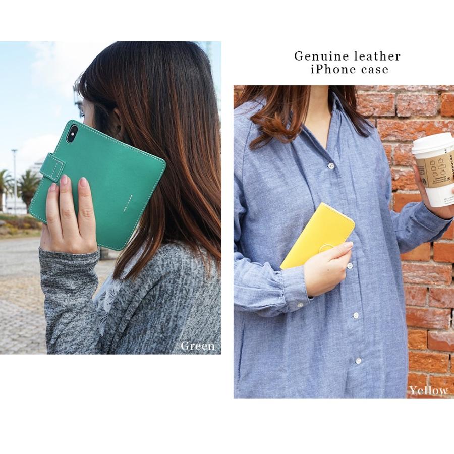 iPhone ケース 革 手帳型 栃木レザー 日本製 スマホケース おしゃれ メンズ レディース |  | 03
