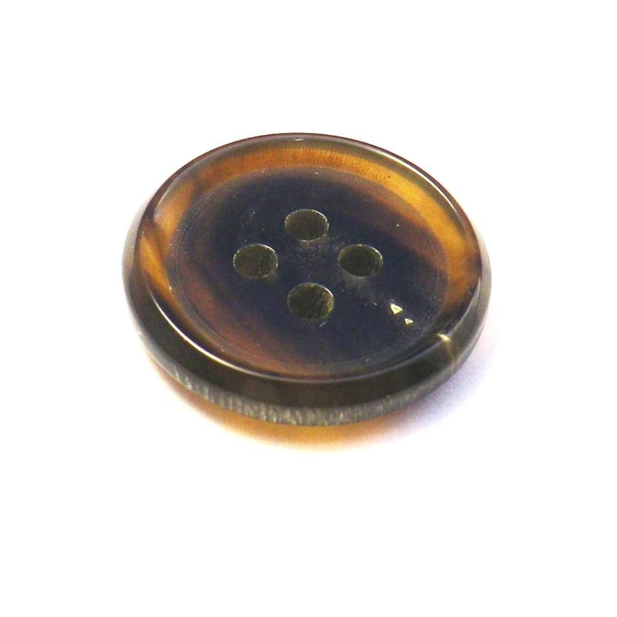 本水牛ボタン スーツ1着分 貴重な茶色 No.580-MB 水牛ボタンセット