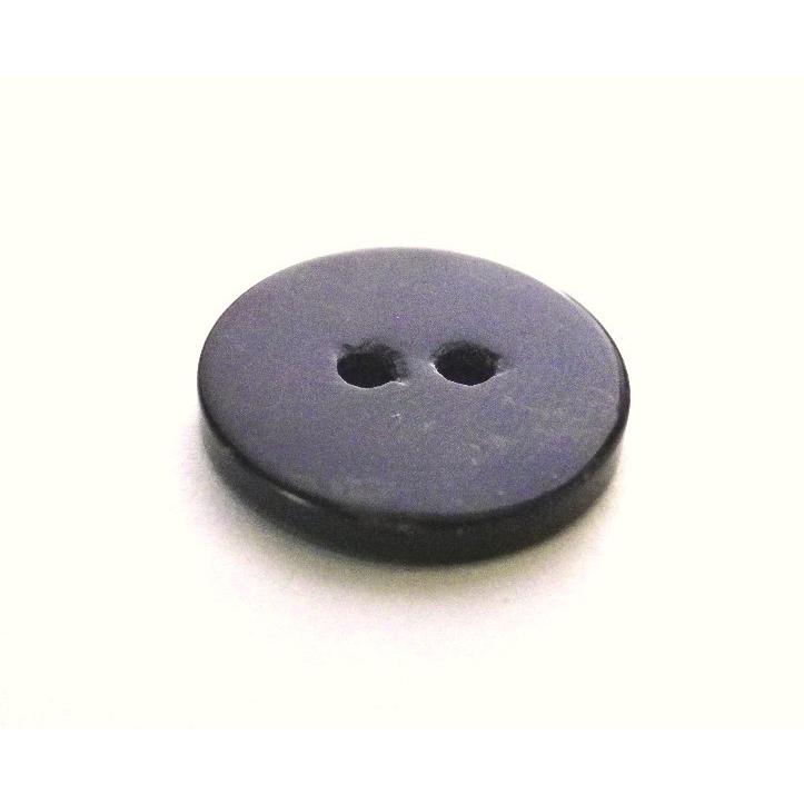 貝ボタン 黒蝶貝 18mm 20個セット 真っ黒な裏使い用貝ボタン 2穴 最高 