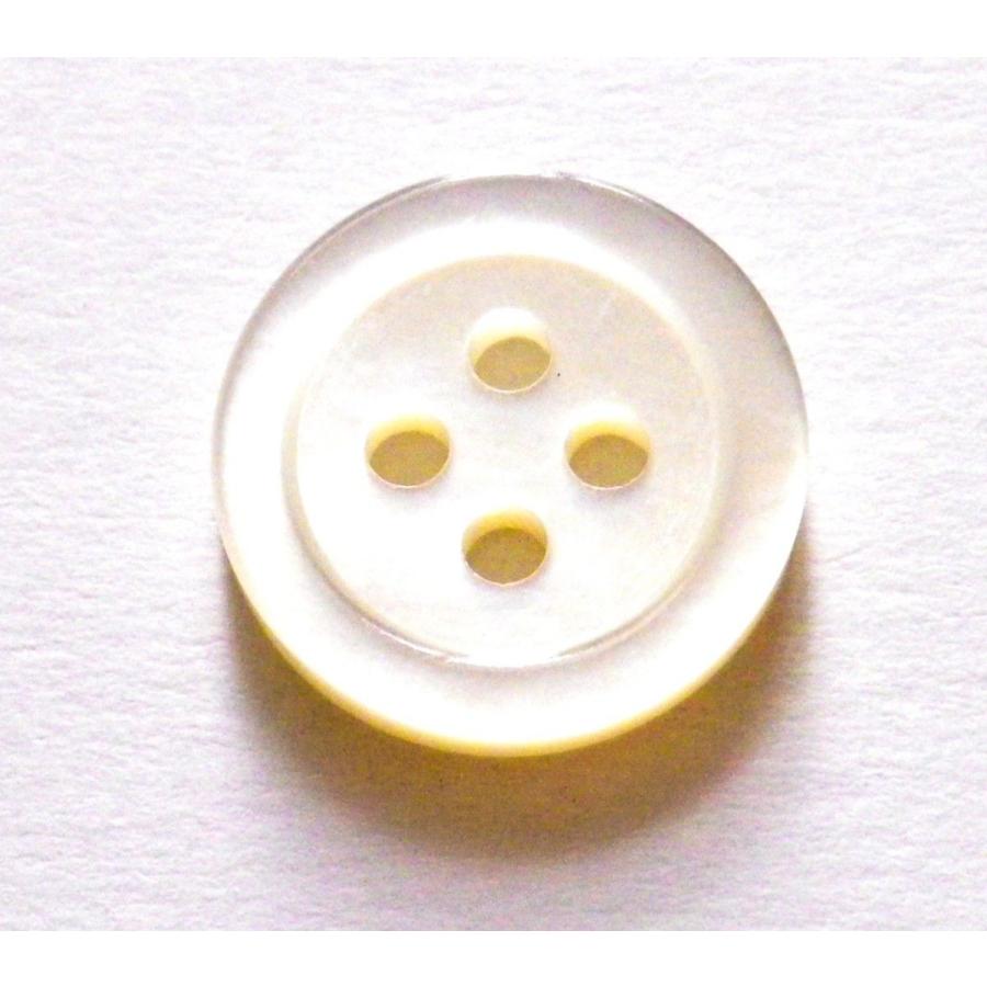 貝ボタン 白蝶貝 11 5mm 最高級 ボタン 定番のno 17型 4穴 Sh 117 2 115 00m 天然釦本舗 Natural Buttons 通販 Yahoo ショッピング