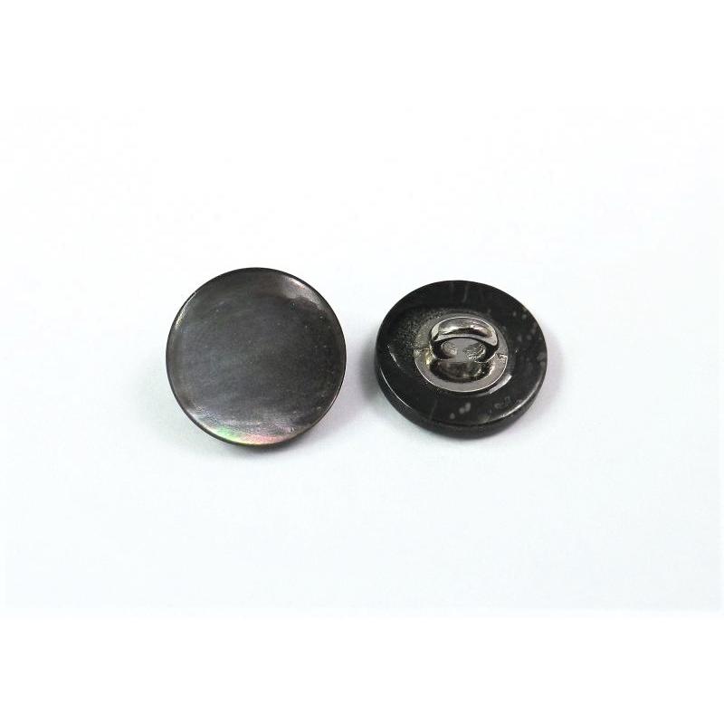 黒蝶貝ボタン 穴の無い裏足 穴無しタイプ 10mm〜20mm迄各サイズ有 無穴 