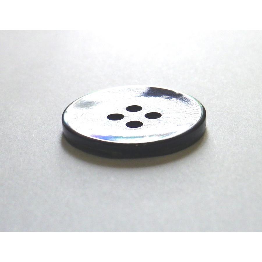 貝ボタン 黒蝶貝 SH-2203 最高品質 スーツ専用貝ボタン 20mm｜natural-buttons｜02