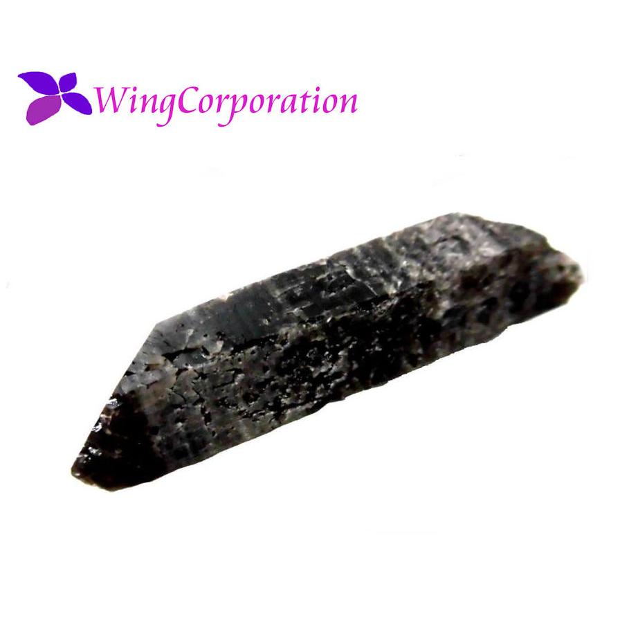チベット産】純天然モリオン（黒水晶）ポイント原石 約55g : Natural