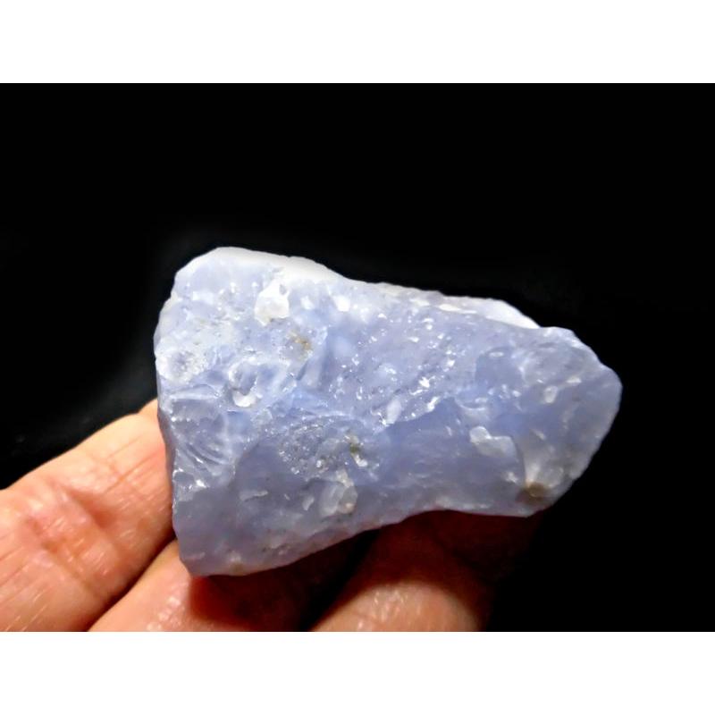 マラウイ産】ブルーレースアゲート 空色縞瑪瑙 原石 約39g