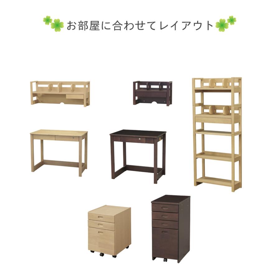 学習デスク パソコンデスク おしゃれ 木製 カジュアルデスク シンプル 幅100cm 鍵付き コンパクト 【GW限定クーポン】_4