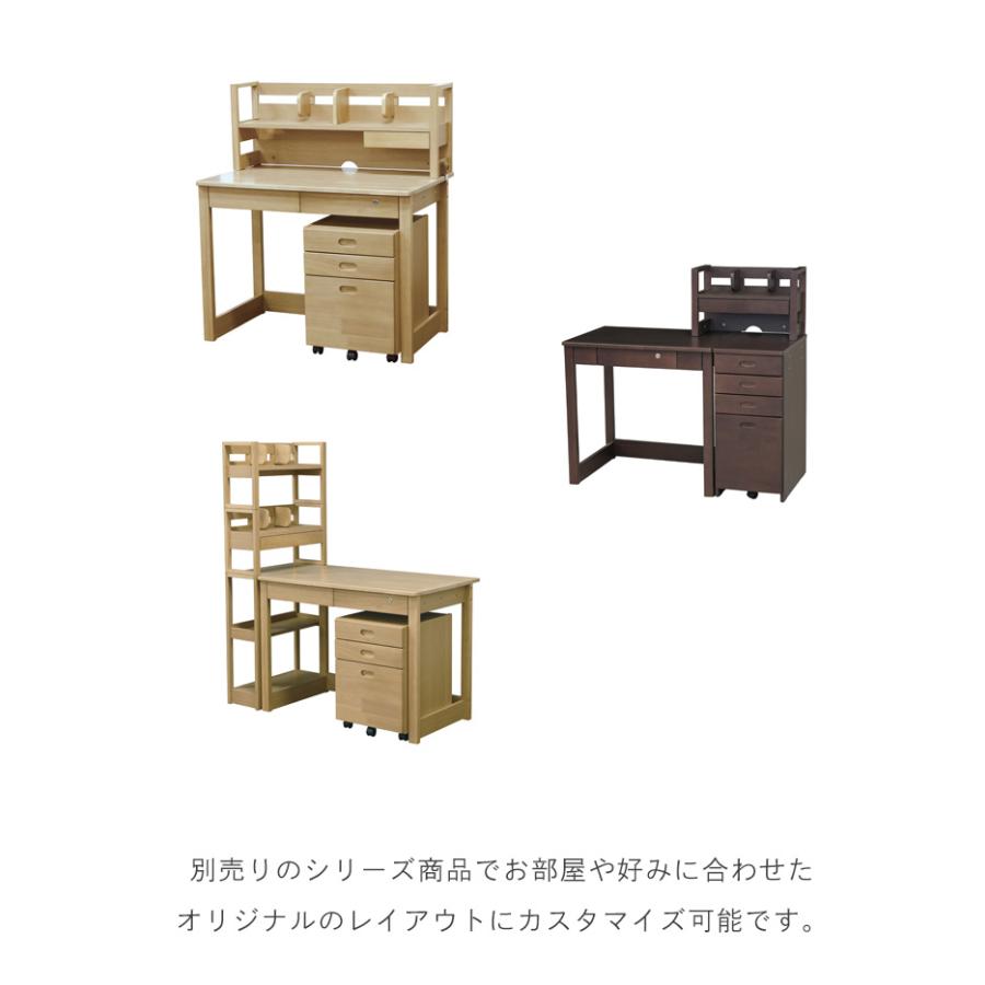 学習デスク パソコンデスク おしゃれ 木製 カジュアルデスク シンプル 幅100cm 鍵付き コンパクト 【GW限定クーポン】_5