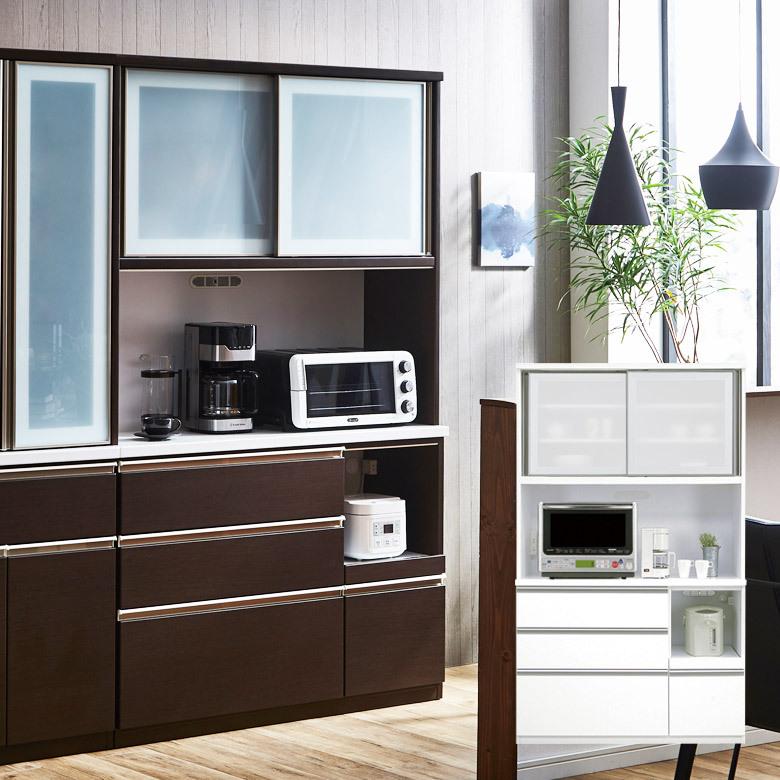 キッチン収納 おしゃれ 北欧 食器棚 キッチンボード 1 収納 レンジボード ダイニングボード 奥行40 幅1 Sj 051 Natural Life 19 通販 Yahoo ショッピング