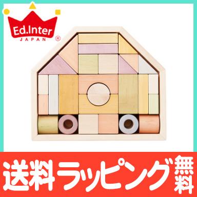 エドインター NIHON シリーズ つみきのいえ M 積み木 つみき 木の