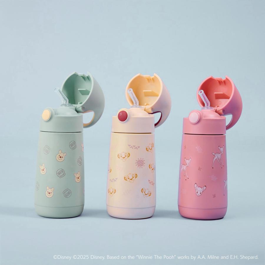ビーボックス b.box ドリンクボトル ディズニー Disney 350ml ステンレスボトル ステンレス製 ストローボトル 水筒 350ml（Yahoo!・ナチュラルベビー Natural Baby）