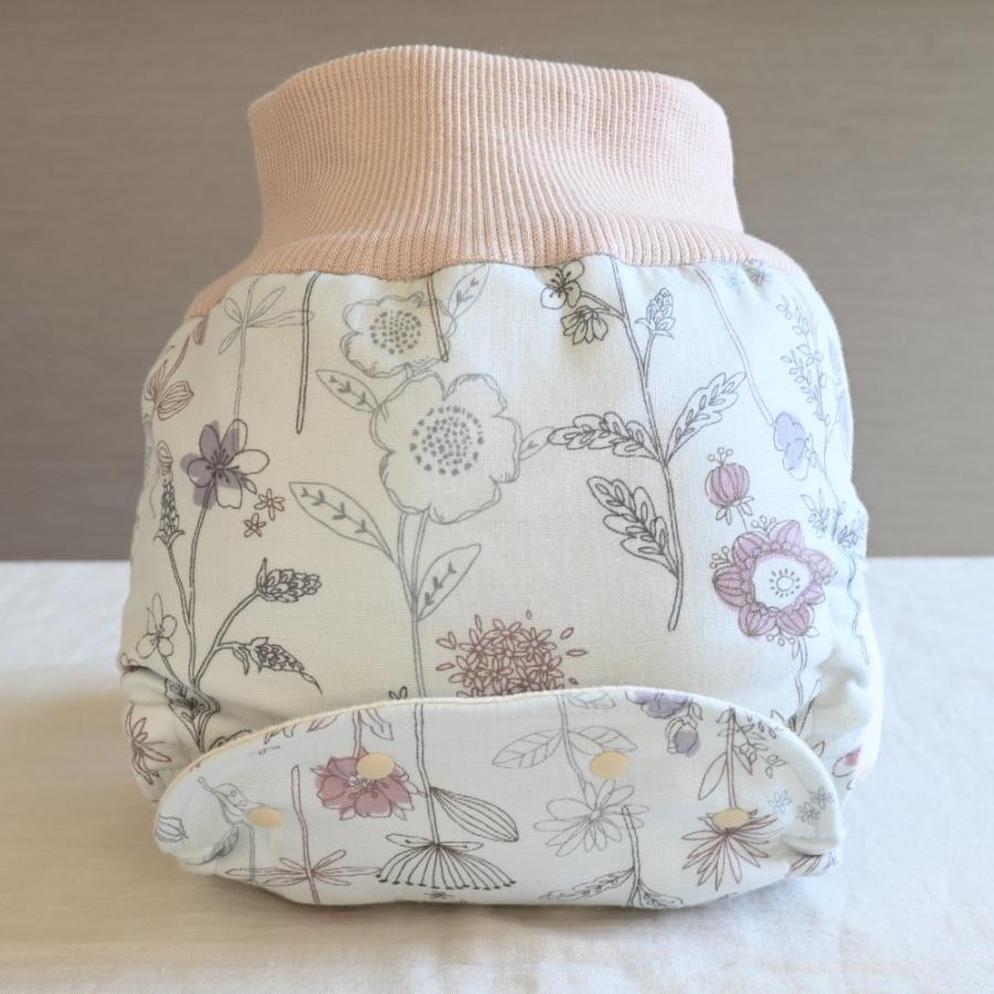 kucca クッカ パンツ型布おむつカバー 華かぐらブルー LLサイズ 12kg〜 パンツ型 トイレトレーニング : ナチュラルベビー ...