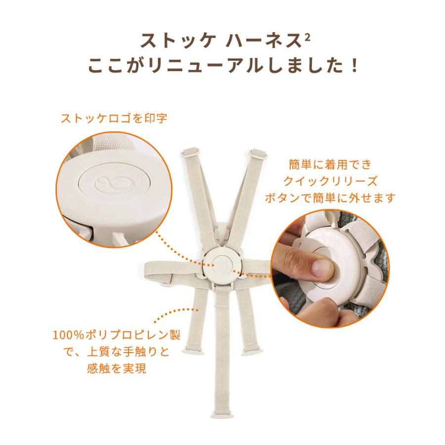 トリップトラップ ベビーセット専用 5点式 ハーネス2 ストッケ