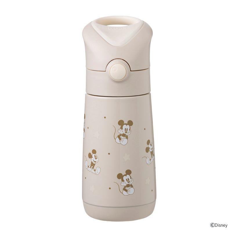 ビーボックス b.box ドリンクボトル Mickey Soft ミッキーソフト ステンレス製 ストローボトル 水筒 350ml（Yahoo!・ナチュラルベビー Natural Baby）