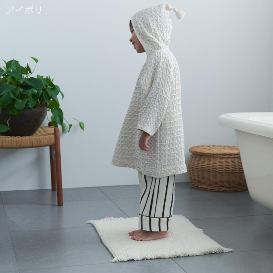 マールマール フーデッド バスローブ MARLMARL hooded bathrobe 80 90 100cm バスタオル お風呂 プール 1歳 フード付き｜natural-living｜09