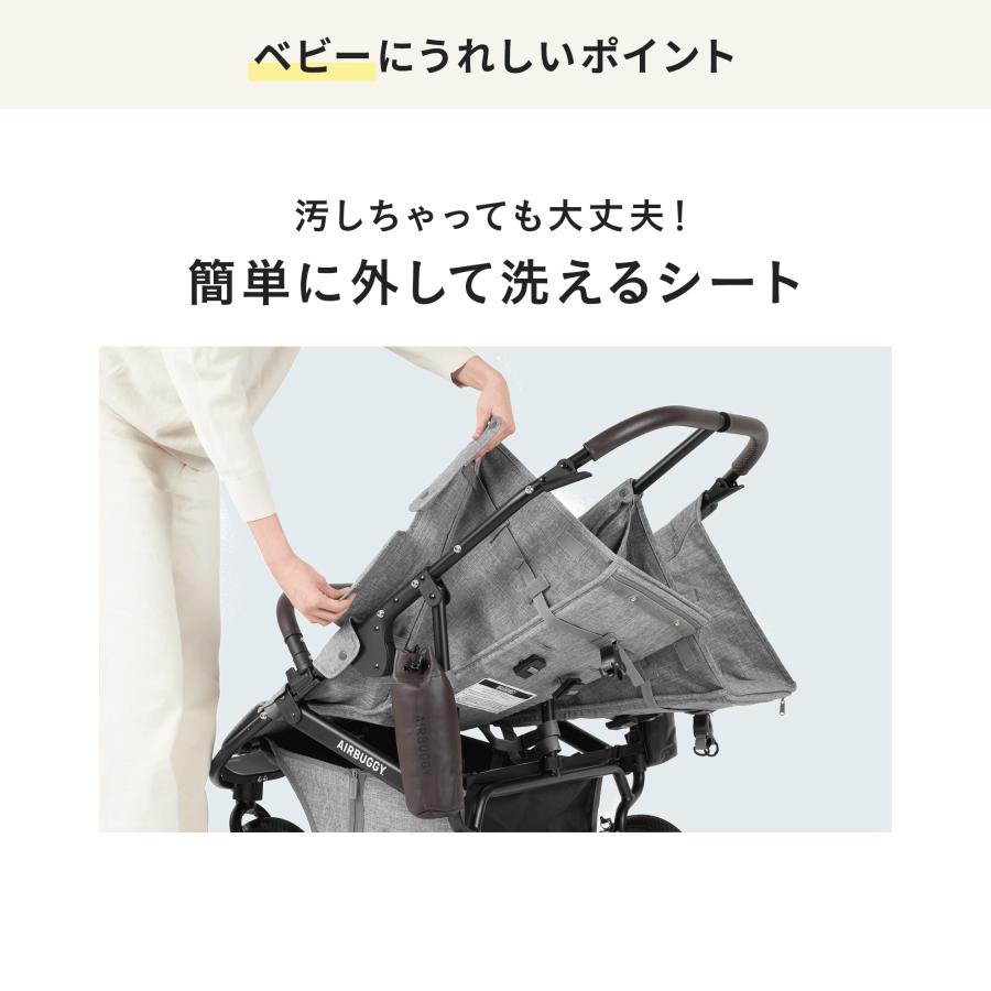 AIRBUGGY（エアバギー） ココダブルEX フロムバース リバーブルー