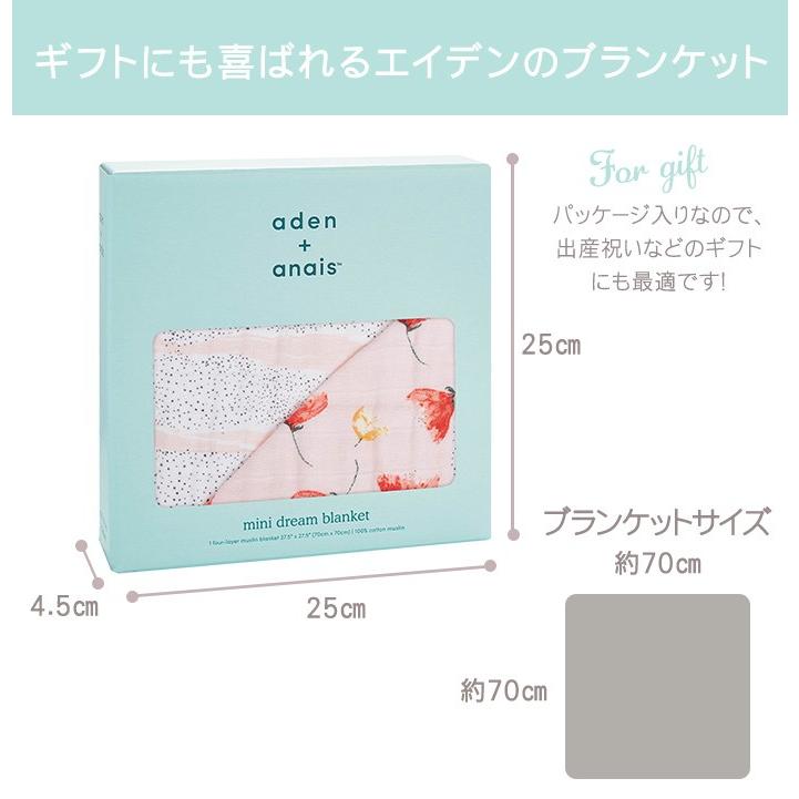 エイデンアンドアネイ aden+anais ミニ ドリーム ブランケット