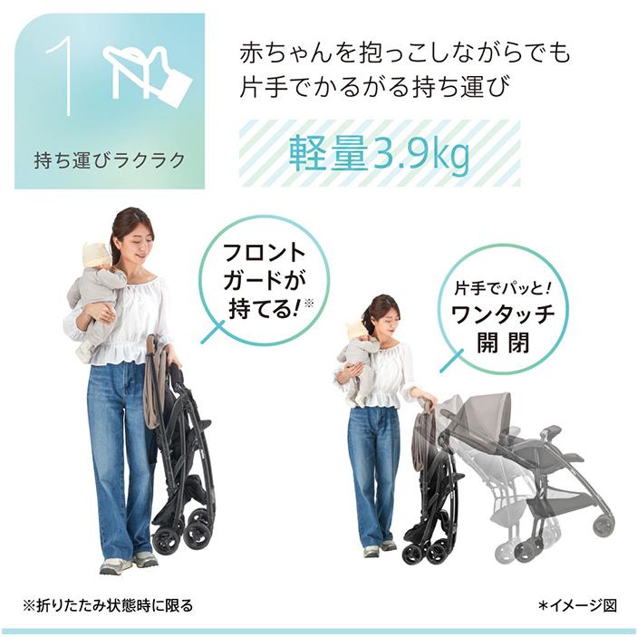 アップリカ（Aprica） カルーンエアー メッシュ AC a型ベビーカー 両