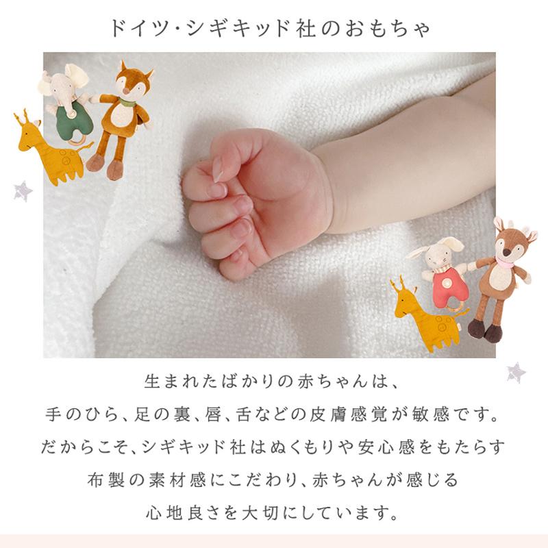 ボーネルンド BorneLund シギキッド ギフトセット グリーン ピンク おしゃぶりタオル ファーストトイ おしゃぶり 赤ちゃん 寝かしつけ ギフト ぬいぐるみ_5