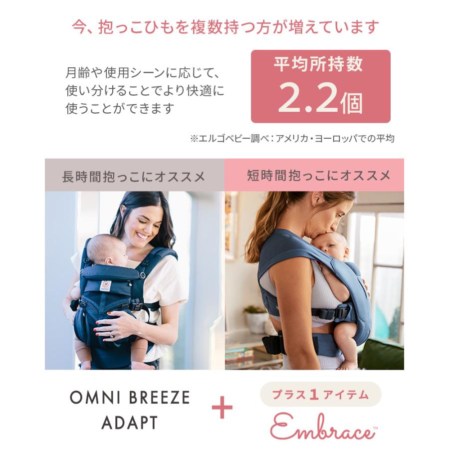 ergobaby（エルゴベビー） エンブレース ソフトエア ソフトグレー