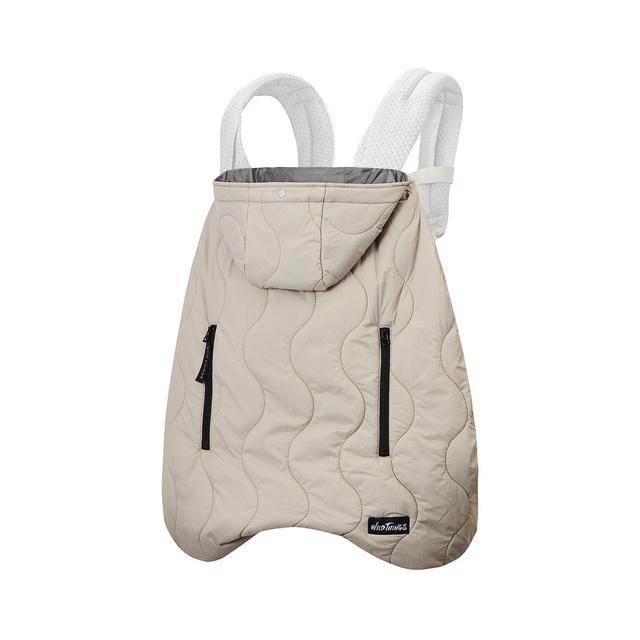 ベビーホッパー × WILDTHINGS キルティング防寒ケープ 2025 サンド