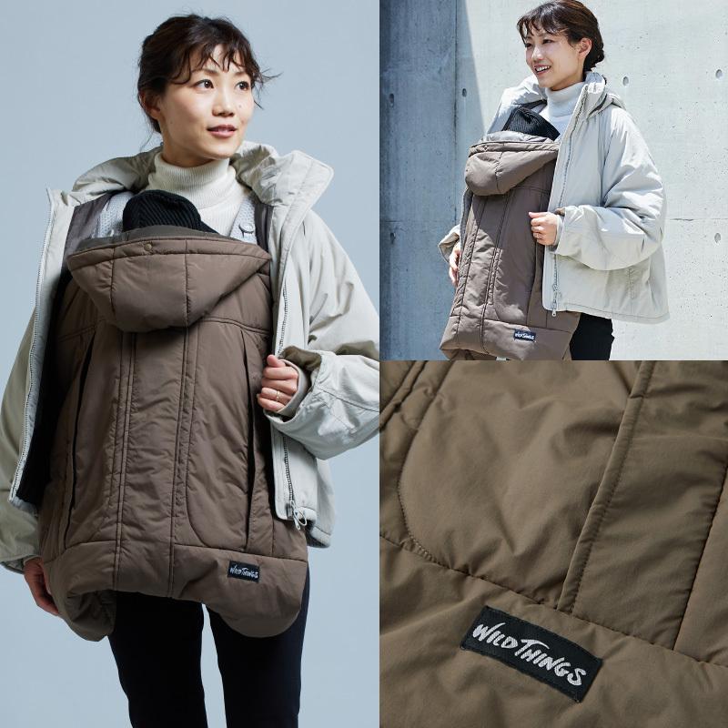 ベビーホッパー × WILDTHINGS モンスターパーカー防寒ケープ Baby