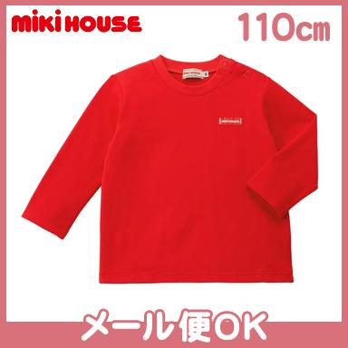 ミキハウス mikihouse 長袖Tシャツ レッド 110cm ユニセックス  
