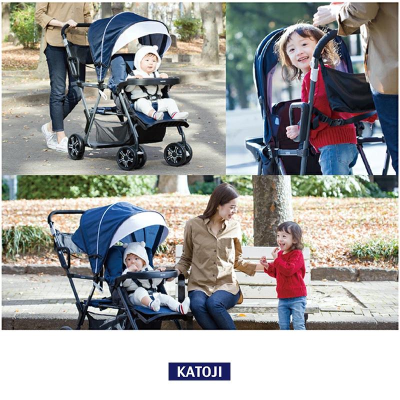 カトージ ベビーカー 二人でゴー ネイビー 選べる オプション