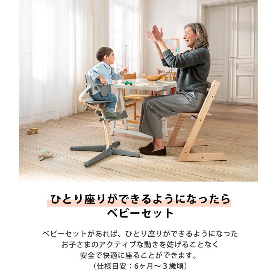 STOKKE（ストッケ） Nomi ノミ 専用 ベビーセット グレー ハイチェア