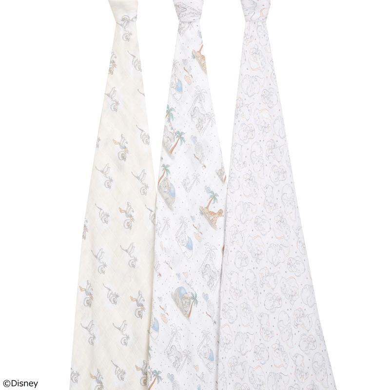 エイデンアンドアネイ ディズニー Aden Anais モスリンスワドル My Darling Dumbo マイダーリンダンボ おくるみ 3枚入り ナチュラルリビング ママ ベビー 通販 Paypayモール