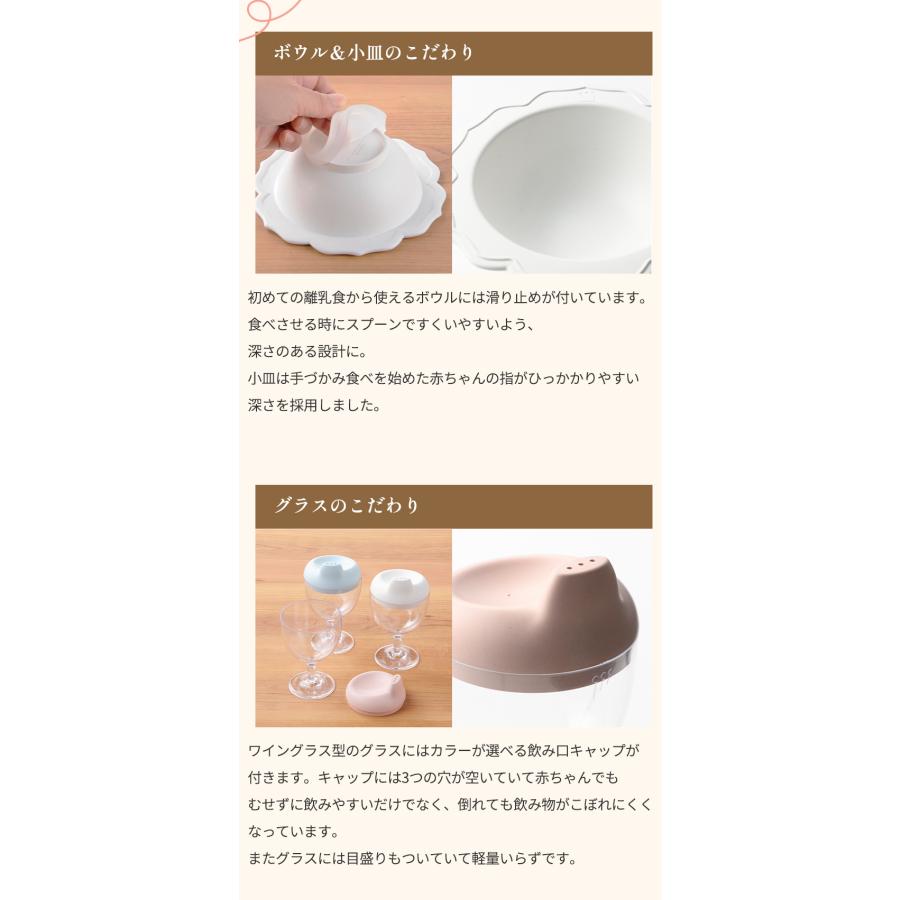 ベビー 食器セット REALE レアーレ フルセット ブルー 食器5点セット