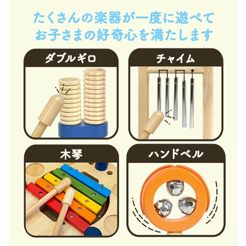 アイムトイ優しい木のおもちゃ楽器セットミュージックステーション知育玩具おまとめ アイムトイ優しい木のおもちゃ楽器セットミュージックステーション知育