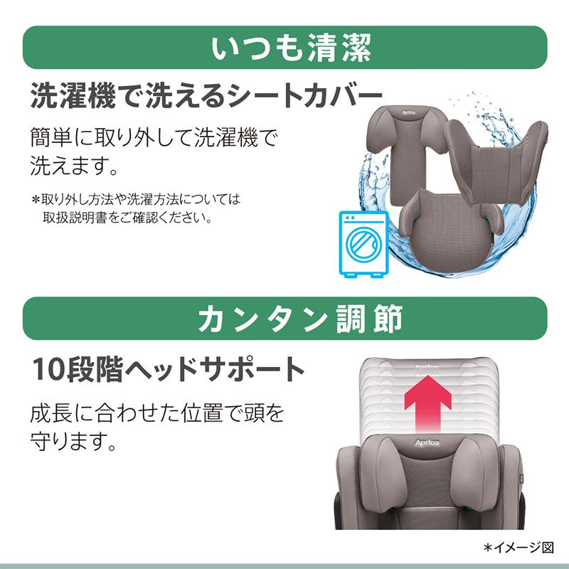 アップリカ（Aprica） ライドクルー ISOFIX AB チャイルドシート