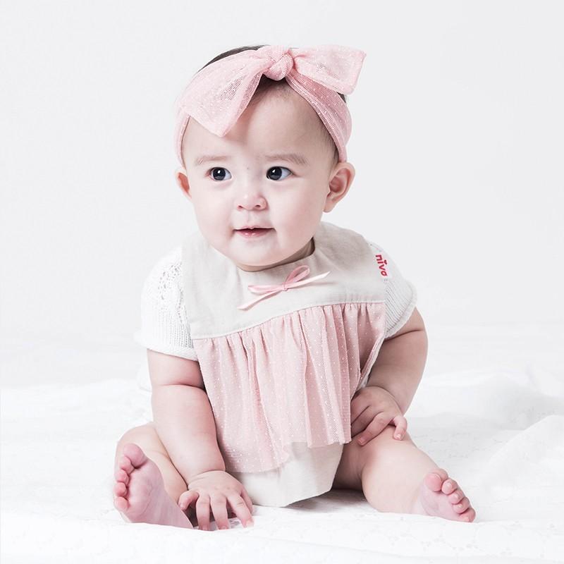 Niva ニヴァ ヘアアクセサリー ドットチュール レースヘアバンド ピンク 髪飾り 赤ちゃん リボン ナチュラルリビング ママ ベビー 通販 Paypayモール