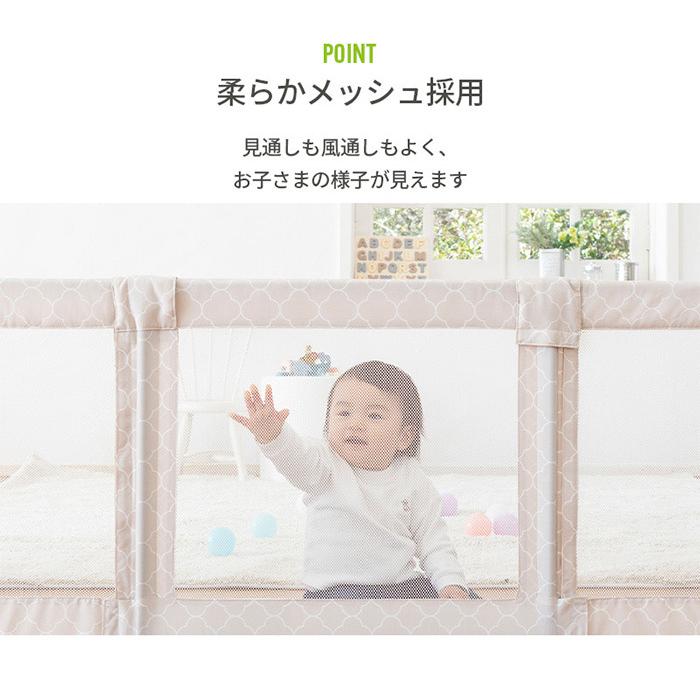 日本育児 おくだけ とおせんぼ ブラウン Lサイズ 置くだけ 自立式