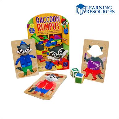 あらいぐまの着せ替えゲーム Learning Resources ラーニング リソーシーズ 知育玩具 ゲーム 英語 幼児 ナチュラルリビング ママ ベビー 通販 Paypayモール