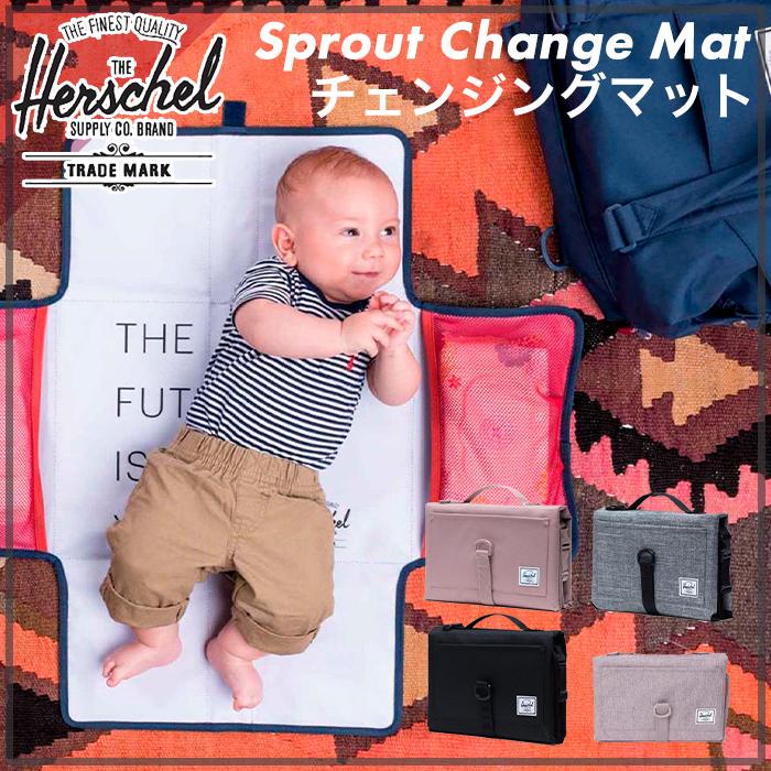 HERSCHEL ハーシェル チェンジングマット Sprout Change Mat Quail Crosshatch おむつ替えマット