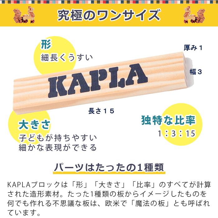 KAPLA カプラ デザインブック 緑 4歳位〜 シンプルな建物 : ナチュラル