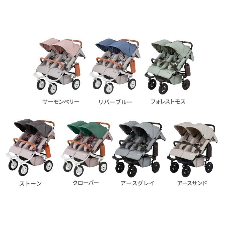 A型ベビーカーセット　エアバギーココ　付属品数点 AIRBUGGY（エアバギー） ベビーカー A型 新生児 双子用 ココ ダブル EX