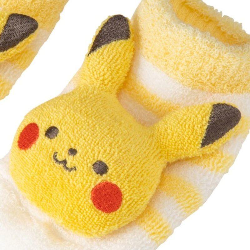 POKÉMON MADE SOCKS ポケモン　靴下　ソックス　ピカチュウ　M モンポケ ピカチュウ パイルソックス 靴下 ソックス 新生児用 ポケモン