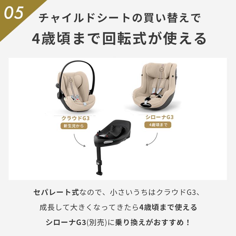 サイベックス（CYBEX） 最新モデル チャイルドシート cybex CLOUD G3