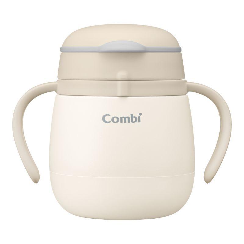 Combi（コンビ） ラクマグ ステンレス 漏れないストロー mini ベージュ