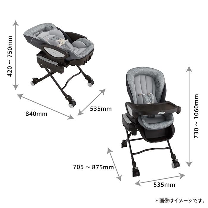アップリカ Aprica ハイローベッド&チェア ユラリズム オート アップリカ Aprica ハイローベッド&チェア ユラリズム オート