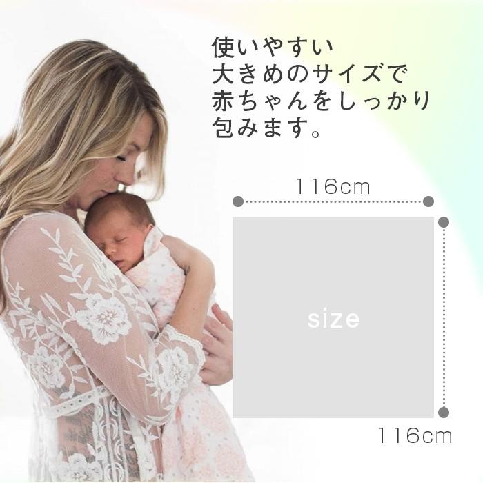 スワドルデザインズ Swaddle Designs モスリン おくるみ ブランケット フレンチドットグレー 箱入り｜natural-living｜07