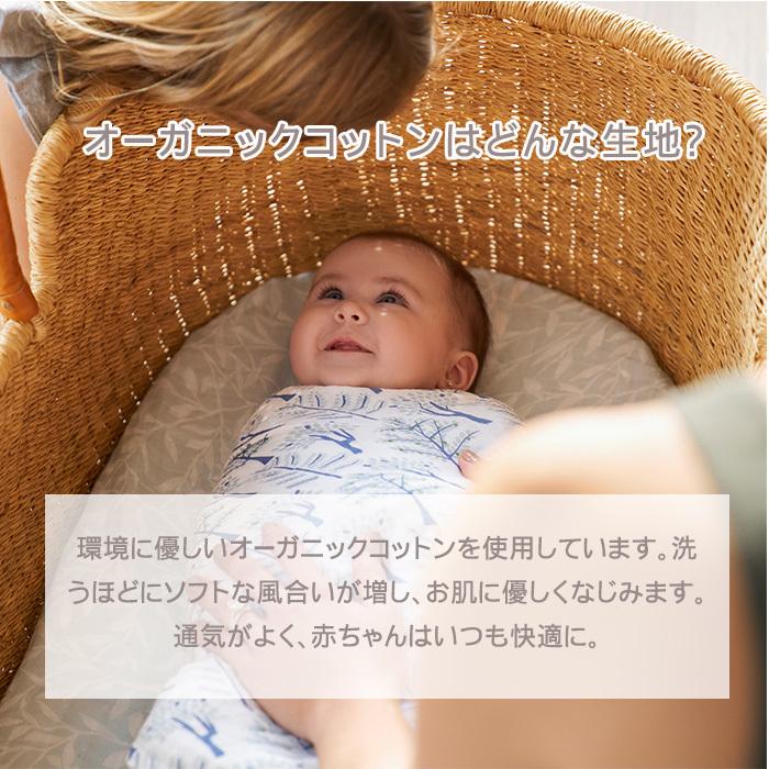 エイデンアンドアネイ aden+anais オーガニックモスリンスワドル おくるみ ブランケット アースリー 2枚入り｜natural-living｜04