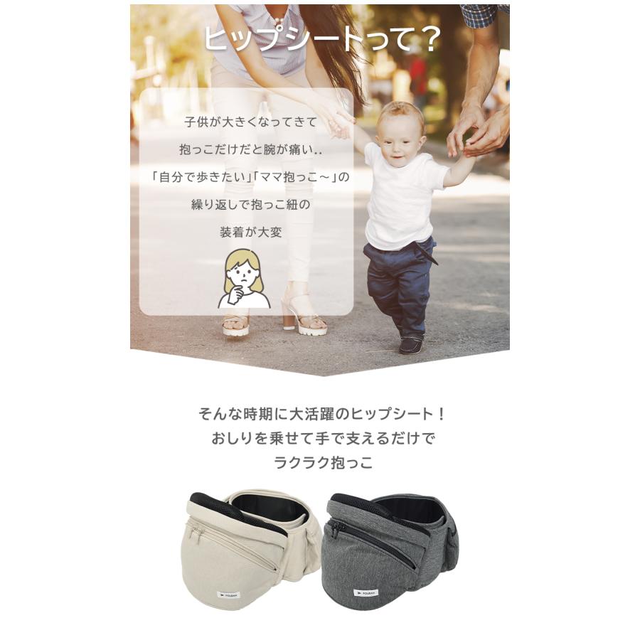 ポルバン アドバンス ヒップシート 抱っこひも ウエストポーチ 最新